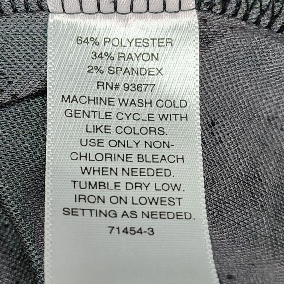 Liz Claiborne Jacket Women’s XXL Zip Front Black Stretch Casual Layering Pockets - Picture 13 of 13